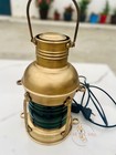 Antique Copper Brass Electric Lantern 12 Ship Lamp Boat Maritime Collectible