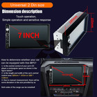 Double 2 Din Car Mp5 Player Bluetooth Touch Screen Stereo Radio With Camera 7 