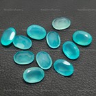 Natural Aqua Chalcedony Oval Faceted Cut Aaa Grade Gemstone 3x5mm-18x25mm