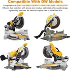 Improved Miter Saw Dust Collection Adapter  Five-in-one Vacuum Cleaner Connector