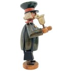 Vintage Germany Smoker Town Crier Wooden Incense Burner