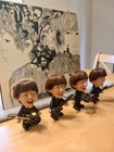  Vintage 1964 Beatles Remco Set Of 4 Soft Body Dolls Complete With Instruments  