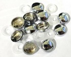 Screw Head Cover Sets 10  Chrome  6  8 M3 M4 Flat Back Screws For Peterbilt Kw
