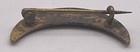 Rare Original Ww1 Us Army Quartermaster Commissary Crescent Moon Pin Insignia