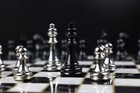 Luxury Chess Set With Storage Large Chess Board Bronze Chessmen Christmas Gift    