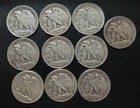 50c Walking Liberty Half Dollar  5coins 5 