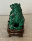 Malachite Hand Carved Horse Sculpture 5  Gemstone