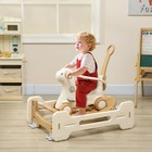 5 In 1 Rocking Horse For Toddlers 1-3 Years W  Balance Board  Brown