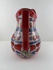 Talavera Pitcher Folk Art Multicolor Mexican Hand Painted Pottery Kitchen 11 5   