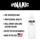 Dynamic Tattoo White Premium Ink 8oz - Smooth Brilliant Vibrant Professional Ink