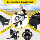 Black Portable Bicycle Child Seat For Bike electric Car mountain Bike Front Seat
