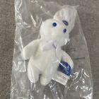 1999 Pillsbury Doughboy 6  Mini Beanie Bean Bag White Plush Doll Dough Boy 