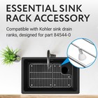  24 Pack  Kitchen Sink Rack Feet In White  Replacement For Kohler Rack Feet