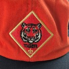Cub Scouts Tiger Rank Baseball Cap Hat Boys Size M l Orange Navy Adjustable