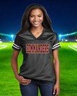 Commanders Glitter Jersey  Ladies Football Washington Shirt  Women New All Sizes