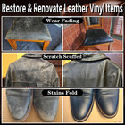 Leather Recoloring Balm Black Leather Dye Vinyl Paint Car Interior Seat Furnitur