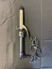 Black And Gold Curling Iron With Purple Accents - Professional Hot Tools