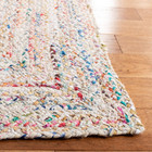 Stylish Reversible Indoor Cotton Area Rug Handmade Living Room Runner 2  X 3 