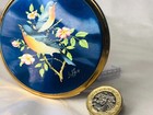 Compact Mirror Vanity Metal Blue Bird Design Stratton Collectable Vintage Ra