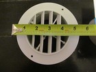 4  White Round Rotaire 5 1 2 Face Grille Heat Ac Air Duct Outlet Vent 3840wh Rv 