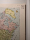Vintage North America Atlas Map 1965 Msm Rand Mcnally Cosmopolitan World Atlas