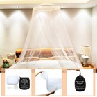 Mosquito Net Bed Canopy Dome Mosquito Netting White Single To King Size Beds