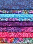 Dancing Dahlias Cotton Fat Quarters 18  X 21  - 8 Designs