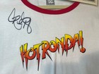 Autographed Ronda Rousey  hot Ronda  T Shirt W Wwe Certificate Rare Hard Find