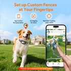 Meowant Gps Wireless Dog Fence System Collar With Training Remote  Free App     