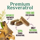 Resveratrol Capsules 1800mg Natural Antioxidant  Anti Aging  Anti Inflammatory