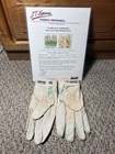 Aaron Judge Game Used Batting Gloves 2022 Franklin Neon Green Certified Yankees