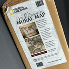 National Geographic World Executive Mural Map - 2012 Edition - New In Box