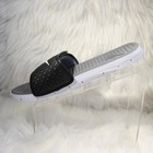 Nos Nike Flex Motion Slides Men s Size 10 Solarsoft Black Sandals  642446 010