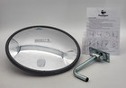 18  Acrylic Exterior Convex Mirror W  Heavy Duty Plastic Back   J Bracket 18 In