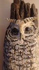 Owl Sculpture Scops Owl Bird Art