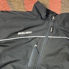 Bauer Youth Long Sleeve Hockey Jacket Black Size L g Ice Hockey Team Sportswear