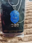 Zeta Phi Beta Shield Sorority Necklace Silver 