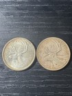 1950   1964 Canada 25 Cents Quarter Dollar 80  Canadian Silver Coin Lot