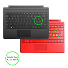 Microsoft Surface 3  only  Type Cover Keyboard   Us nordic Qwerty  Read Descript