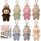 Pop Mart Labubu The Monsters Exciting Macaron Plush Dolls Toy Figures Keychain