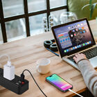 Multi Outlet Wall Mountable Usb Surge Protector Power Strip With Usb Ports Plugs