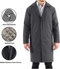 Alpine Swiss Zach Mens Overcoat Wool Trench Coat Knee Length Runs Size L