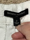 Banana Republic Womens Shorts Size 2 White Eyelet Pockets Classic Dressy