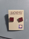 The Ohio State University Square Earrings- Post