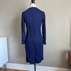 Vintage 60s Long Sleeve Dress Sz S Gold Buttons Retro Mcm Secretary Union Made