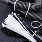 100-200pcs Cable Ties 4    14  Heavy Duty Nylon Wrap Wire Zip Ties Uv Resistant