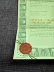 Rolex Certificate Guarantee Warranty 525x   x   x X