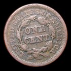 1855 Braided Hair Large Cent Penny ---- Nice Detail Coin ----  060i