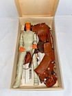 Vintage 1967 Geronimo Marx Toy Action Figure Fort Apache Fighters W box  Instruc