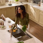 Jomoo 32  Nano Coated  Kitchen Sink  Stainless Steel Single Bowl Undermount